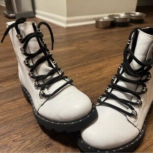 Sorel Black and White Women's Boots